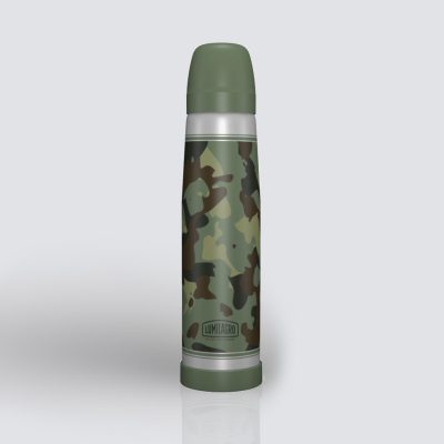 Termo Lumilagro Luminox 1L verde camuflado